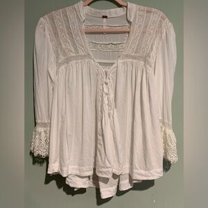 Free People Lace Blouse